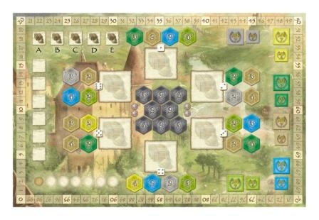 Spielplan Burgund