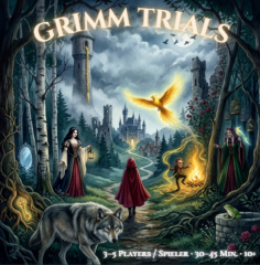 Cover von Grimm Trials: Strategisches Stichspiel in der Welt der Brüder Grimm