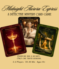 Cover von Midnight Aurora Express: Ein Detektiv- und Mystery-Kartenspiel