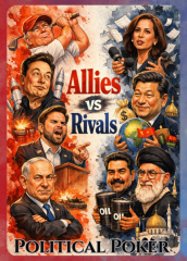 Cover von Political Poker: Allies vs Rivals Spielkarten